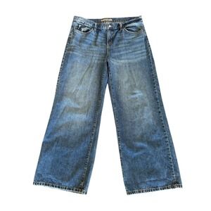 Joe's Jeans Low Rise Wide Leg Tokyo Blue Jeans Size 32 (Actual 36)